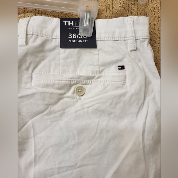 Men's Tommy Hilfiger Flex regular fit white pants size 36/30. - Picture 7 of 14